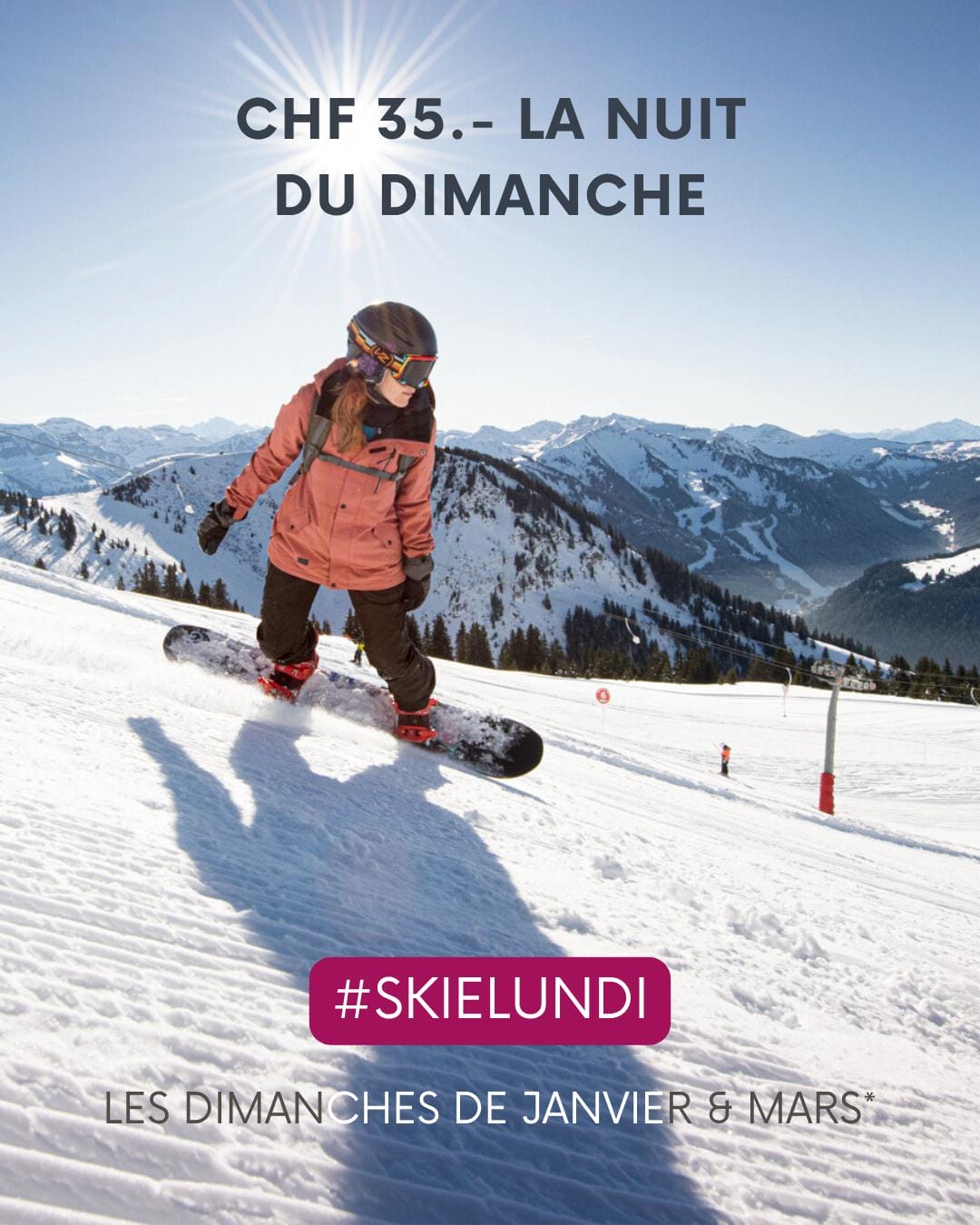 Offre de séjour hiver - Skie lundi